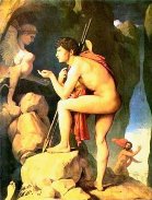 Jean Auguste Dominique Ingres - Edipo scioglie l'enigma della Sfinge, 1808